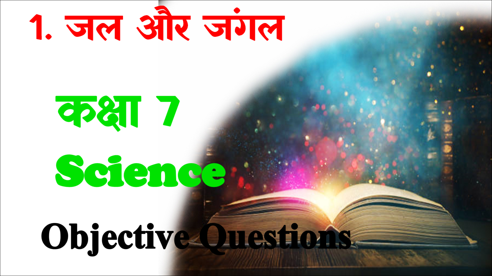 Jal Aur Jungle MCQs Questions